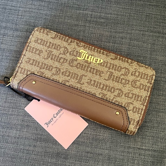 Juicy Couture Handbags - NWT JUICY COUTURE LARGE ZIP AROUND WALLET CASE ORGANIZER
